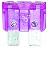 Flachstecksicherung Midi 3A Violett